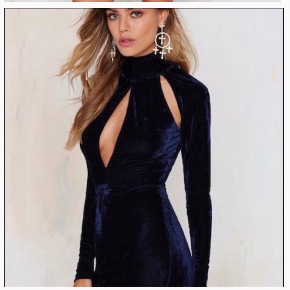 Oh My Love Velvet Dress